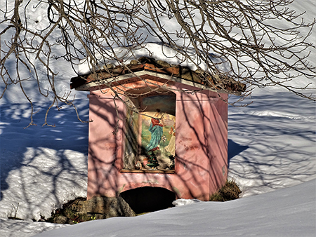 Sulle nevi del Monte Zucco (1232 m ) da S. Antonio Abbandonato (987 m) sui sent. 505-506 il 14 gennaio 2021 - FOTOGALLERY